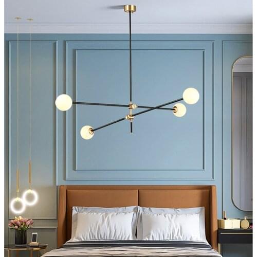 Modern chandelier simple LED attic chandelier home decoration G9 light bulb Chandelier bedroom indoor lighting