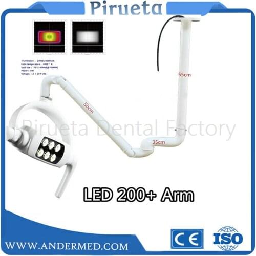 Dental LED Oral Light Lamp For Dental Unit Chair Sensor Light Ceiling Type Oral Light with Sensor Manual Switch
