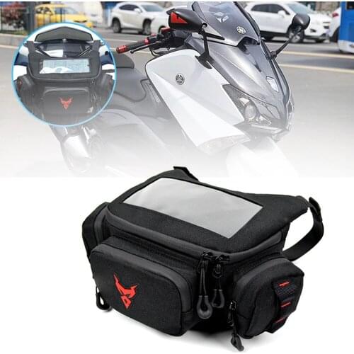 2021 New Touch Screen Universal Motorcycle Tank Bag Oxford Waterproof Oil Fuel Bag Scooter Motorbike Moto Saddle GPS Phone Bag