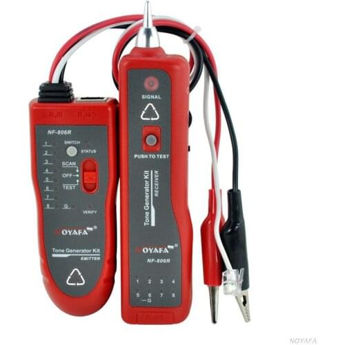 NF-806R UTP STP Cat5 Cat6 RJ45 LAN Network Cable Tester Line Finder
