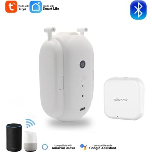 Tuya Smart Curtains Bluetooth-compatible Automatic Curtain Opener Rechargeable Switch Curtains Remote Control Alexa Google Home