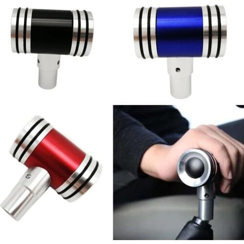 Universal Shape Metal Racing Car Styling Plane Push Rod Handspike Manual Transmission Style Gear Shift Lever Knob Shifter Logo