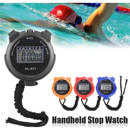 XL-011 Portable Handheld Digital Display Sports Stop Watch Fitness Timer Counter W/ Stopwatch Timing Alarm Clock Function