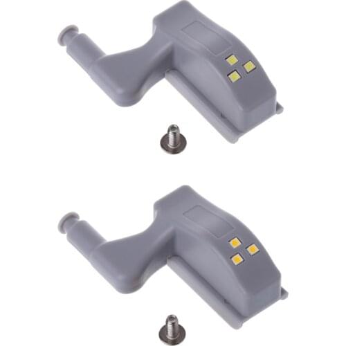 1PC Universal Cabinet Cupboard Hinge LED Sensor Light 0.25W For Kitchen Bedroom