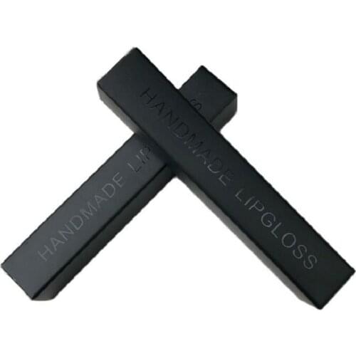 100pcs/lot 20*20X120mm Black Empty Packing Box of Lip Tube, Graceful DIY Packing Box of Lip Gloss Tube, High-end Lip Makeup Tool