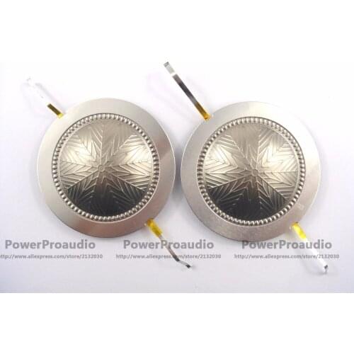 2pcs 44.4mm 44.5mm Replacement diaphragm voice coil 1.75'' Flat wire 8 ohm Freeshipping