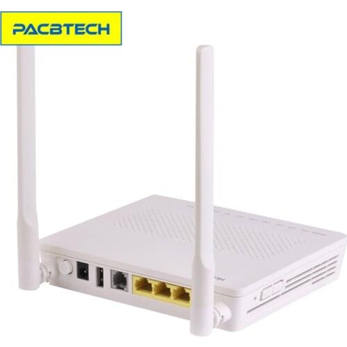 5pcs Original HW EG8141A5 Gpon ONU FTTH Modem Router Bare Metal + Adapter 1GE + 3FE + 1tel + wifi With English Software