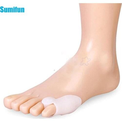 2Pcs Hallux Valgus Orthotics Toe Separator Corrective Insoles Thumb Orthopedic Foot Massager Small feet Health Care Arthritis