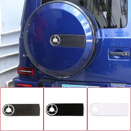 For Mercedes Benz G Class W463 W464 G500 2004-2020 Car styling ABS Spare Tire Logo Trim Decorative Trim Car Accessories