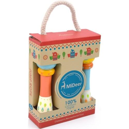 Wooden Cartoon Animal Rope Skipping Toys Standard Fitness Children Outdoor Equipment Game Cartoon Jumping Equipment Gift