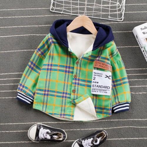 New Autumn Winter Children Thicken Clothes Baby Boys Girls Cotton Hooded Jacket Kids Toddler Fashion Coat Infant Casual Costume