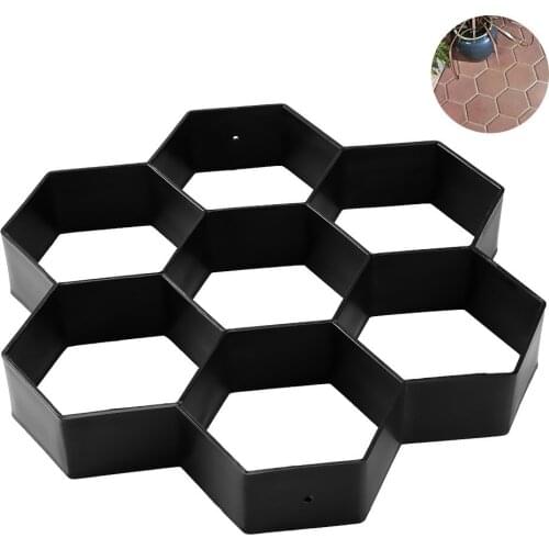 DIY Patio Walk Maker Stepping Stone Concrete Paver Mold Reusable Path Maker Mold Garden Paving Stone Molds 30*30cm