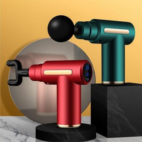 Electric Mini Muscle Massage Gun Back Leg Shouder Pain Relief Massager Body Slim Shaping Deep Tissue Muscle Massage Relaxation