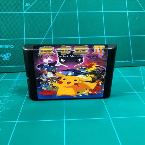 Pocket Monster II 2 - 16 bit MD Games Cartridge For MegaDrive Genesis console