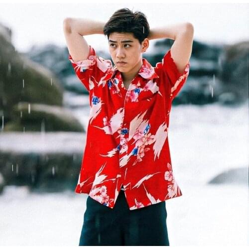 Japanese Style Kimono Cardigan Summer Vintage Floral Printing Short Sleeve Loose Thin Chiffon Tops Mens Fashion New Streetwear