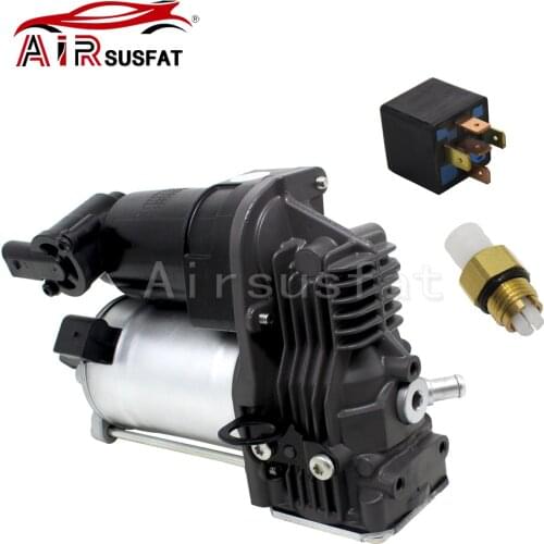 Air Suspension Compressor Pump with Air Valve + Relay For Mercedes Benz ML-Class W166 GL-Class X166 2012-2016 A1663200104