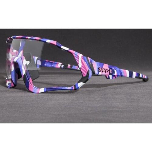 Men Women Photochromic Cycling Glasses Sport Mountain Road Bike Goggles MTB Bicycle Eyewear Running Riding Fishing Sunglasses