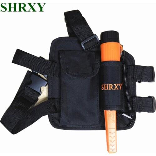 SHRXY Metal Detector Set Pointer Pinpointing Waterproof Hand Held Metal Detector with Drop Leg Pouch ProFind Bag KIT
