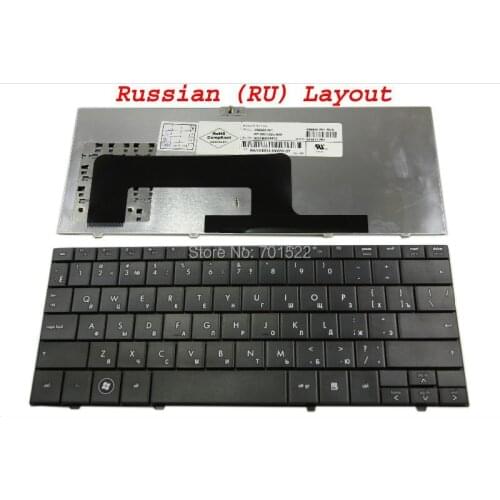 New Notebook Laptop keyboard for HP Mini 700 1000 1100 Black Russian (RU) Version - MP-08C13SU-930