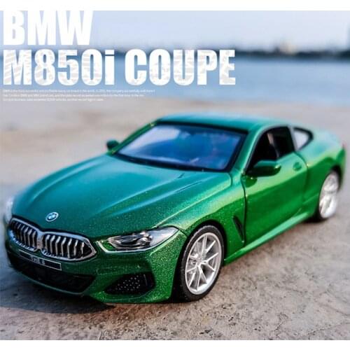 New Hot 1:35 Diecast Alloy Car Model BMW-M850i Gran Coupe Miniature Metal Pull Back Vehicles Decoration Gifts for Children Toys