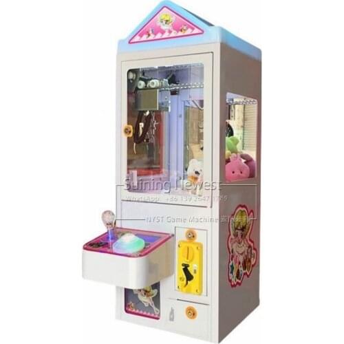 NYST Small Amusement Device Mini Coin Operated Arcade Game Machine Candy Dolls Toys Cranes Claw Machine