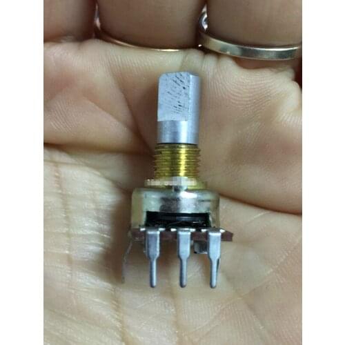 Original new 100% BCL3000 radio volume potentiometer RK121 type B10K handle 15MM half axis (SWITCH)