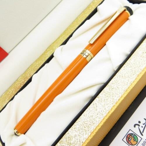 Picasso Century Pioneer Fountain Pen Orange-Gold | Picasso Pen | İsme Special Pen
