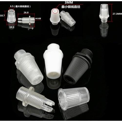 Plastic Screw Cord Lock for pendant light Cable Cord Grip 50pcs/lot