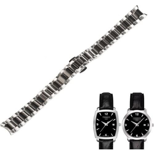 WENTULA watchband for TISSOT VERYTIME T057.210 stainless steel solid band watch bands woman 13MM 14MM
