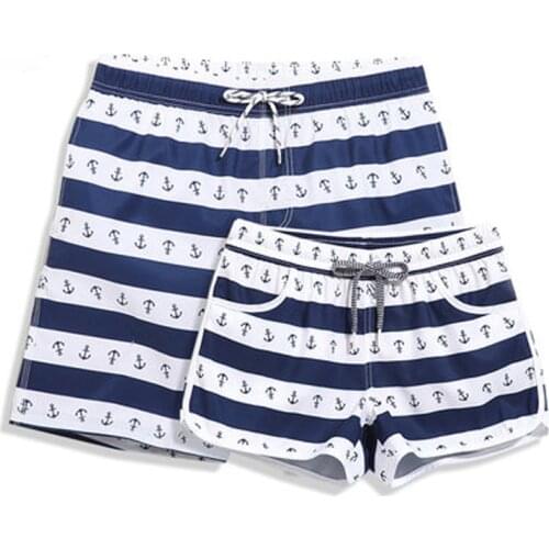 Women Mens Board Shorts Fast Dry bermuda masculina Couple Sport Beach Running Surfing Swimwear for lovers short de bain homme