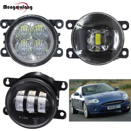 LED Lens Fog Light Assembly H11 Car Front Bumper Fog Lamp Daytime Running Light DRL 12V For Jaguar XK _J43_ 2006-2013
