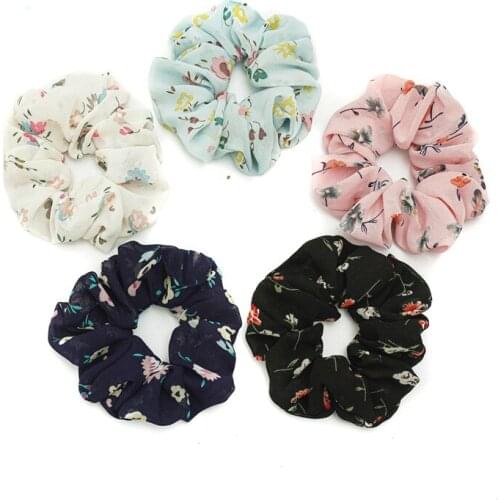 Women Hearwear Girls Hair Tie Striped Lady Scrunchies Ponytail Hair Female Holder Rope Pineapple Print Hair Accessories