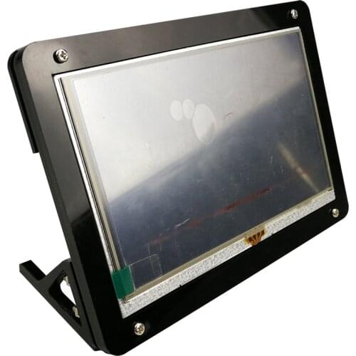 5 Inch HDMI Display Acrylic Case, Raspberry Pi 3 Model B Raspberry Pi 4 LCD Touch Screen Bracket