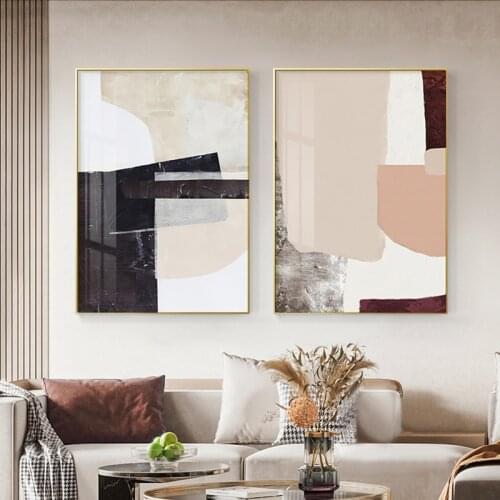 Abstract Light color Poster Print Nordic irregular Art Canvas Home Decor Scandinavian Bedroom Decoration Wall Painting Pictures