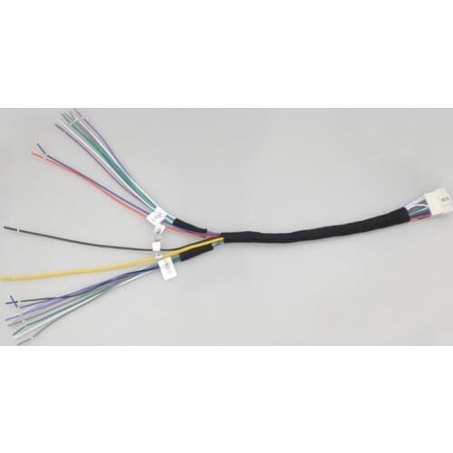 Automobile DSP Power Amplifier Wiring Harness Female Extension Cable 4 Channel Lossless Vehicle Modification