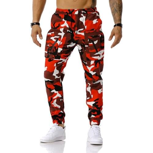 Autumn Men Pants Hip Hop Harem Joggers Pants 2020 New Male Trousers Mens Camouflage Multi-pocket Cargo Pants Slim Fit Sweatpants