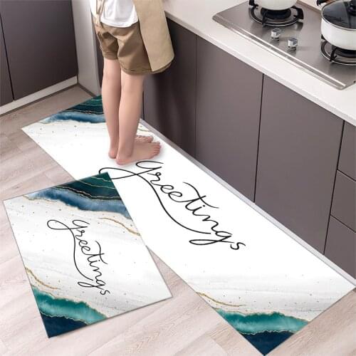 Carpets Kitchen Mats Foot Rug Doorway Thicken Soft Carpet Bathroom Non-Slip Oil-Proof Dirt-Resistant Balcony Corridor Aisle