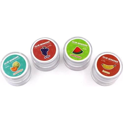 Watermelon Grape Banana Cantaloupe Fresh Fruit Glue Removal Cream Tasteless and Non-irritating Grafting Eyelash Removal Cream 5g