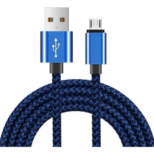 Fast Charging Zinc Alloy Braid Nylon Wire For Huawei Y5 Y6 2018 Y7 Y9 2019 Honor 9A 8A 8S 8X honor 9X Lite Phone Micro USB Cable