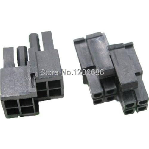 Molex 4.2mm 4+4 pin 8p Computer Power Plug ATX PIC-E Connector Slide Connector