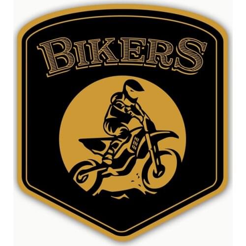 S40512# Self-adhesive Decal Bikers Car Sticker Waterproof Auto Decors on Bumper Rear Window