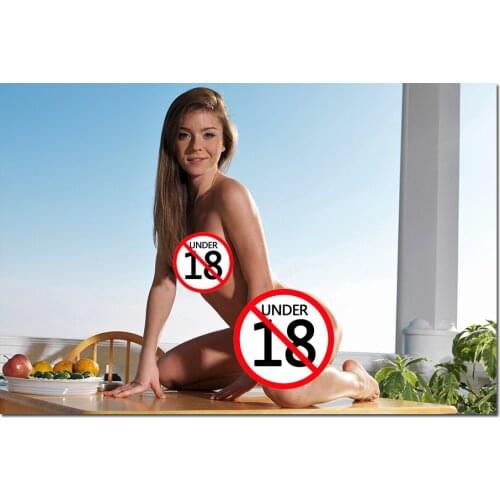 Sexy Beauty on the Table Wallpaper Wall Art Poster Modern Simple Living Room Decoration Canvas Painting For Hotel Apartment