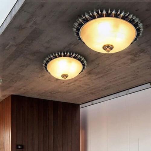 LED Ceiling Lamp Sunflower Bedroom Dining Room Living Room Balcony Lamp Aisle Industrial Wind Lamp