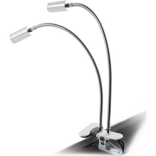 LED Clamp Type Microscope Illuminator Adjustable Side Spotlight Lamp Fill Light Lamp 5V For HDMI USB VGA Video Microscope Camera