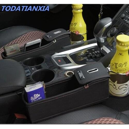 Car Organizer Auto Seat Gap Storage Box FOR range rover evoque audi tt vw transporter t5 renault megane bmw f31 Accessories