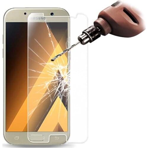 Tempered Glass For Samsung Galaxy A7 (2017) A720F A720F/DS A720 Screen Protector Protective Film Glass