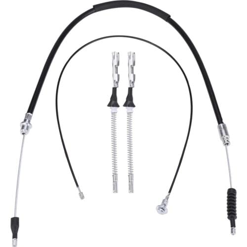 4Pcs Rear Handbrake Cable Set Car Handbrake Cable for Opel Corsa C 1.0, 1.2 & 1.3 CDTi 1.4, 1.7 Engine
