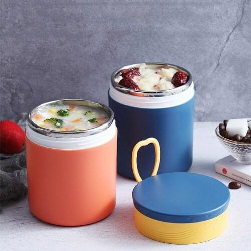 450ML Portable 304 Steel Vacuum Insulated Cup Water Bottle With Lid Lunch Box Vacuum Flasks Thermoses Thermo Mug