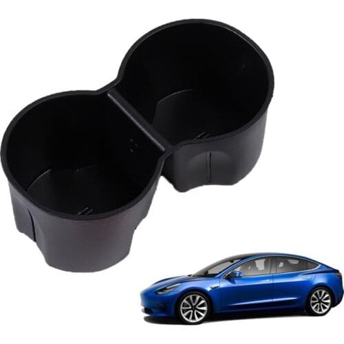 Car Centre Console Cup Holder for Tesla Model X/S 2017 2018 2019 2020 2021 ABS Car Water Cup Slot Slip Limit Clip