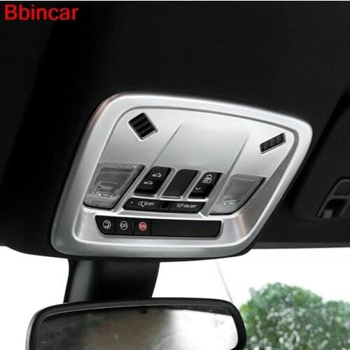Bbincar Car Interior ABS Chrome Front Reading Light Lamp Roof Window Switch Botton Cover Accessories For Buick LaCrosse 2016